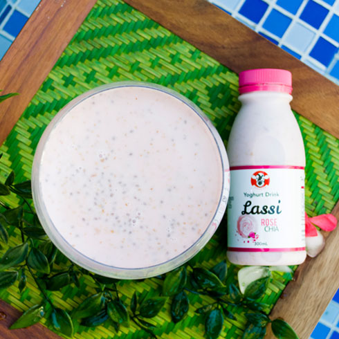 Rose Chia Lassi