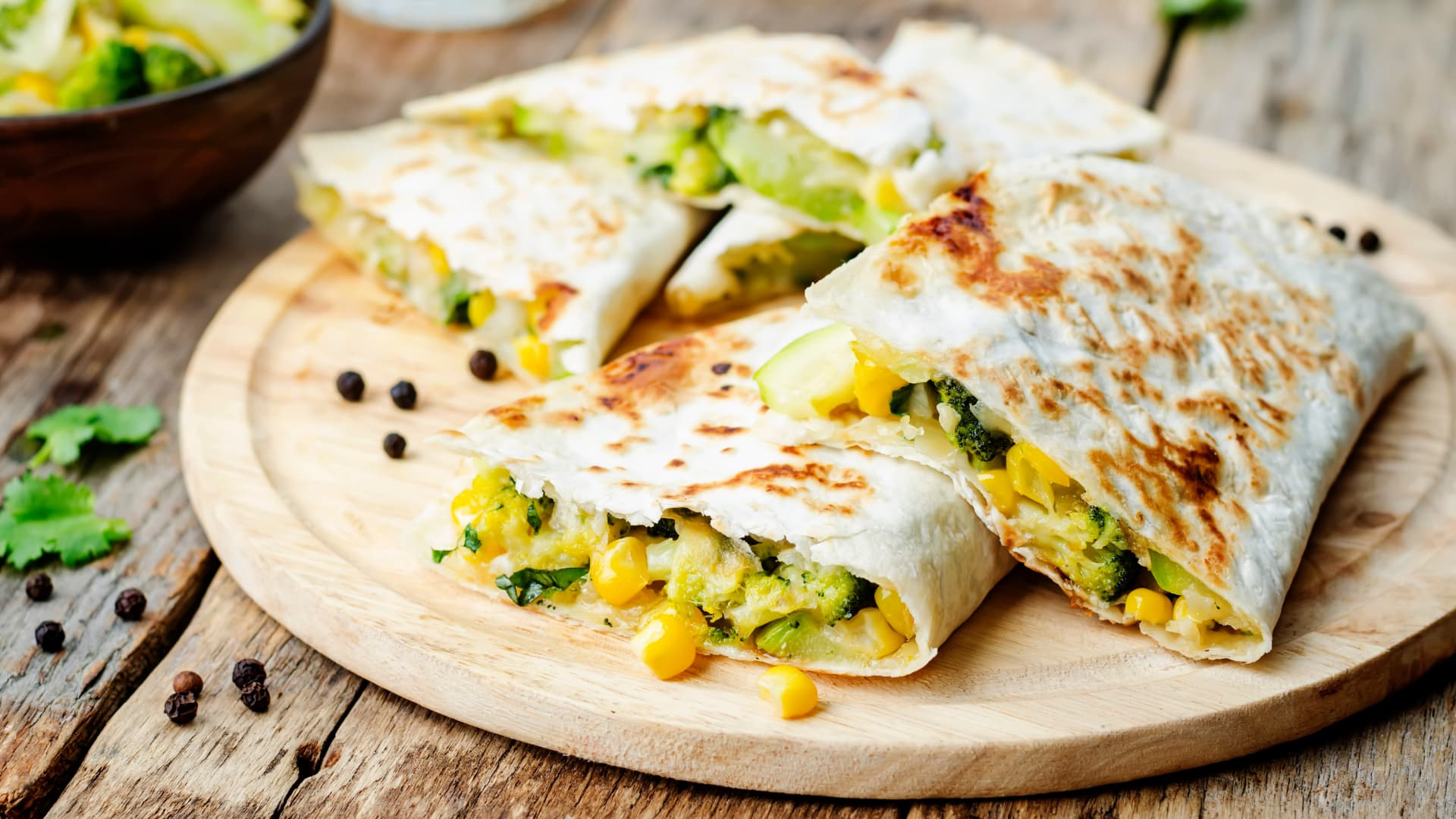 Paneer Quesadilla with creamed corn, recipe by Shuddh Dairy